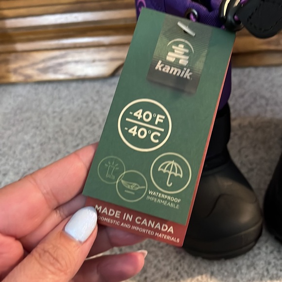 Kamik Rocket Purple -40°F Winter Boots Toddler Girl Size 8 NWT - Picture 6 of 11